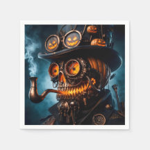 Calabaza de Halloween Steampunk Gótico