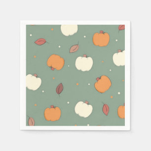 Servilleta De Papel Calabaza de otoño