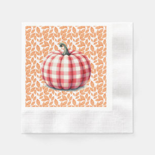 Servilleta De Papel Calabaza de platillo de chicharrón lindo hola otoñ