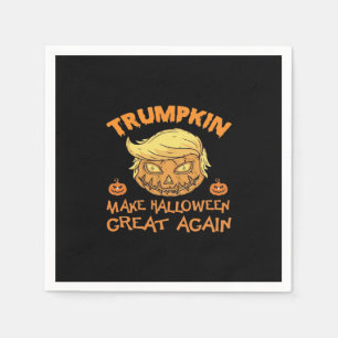 Servilleta De Papel Calabaza de Trumpkin Halloween