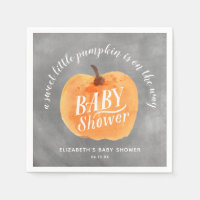 Calabaza otoñal Chalkboard Baby Shower
