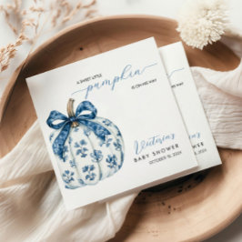 Servilleta De Papel Calabaza pequeña en el camino del niño Baby Shower