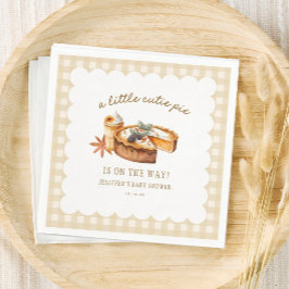 Servilleta De Papel Calabaza Pequeña Pie De Corbata Está En Camino De 