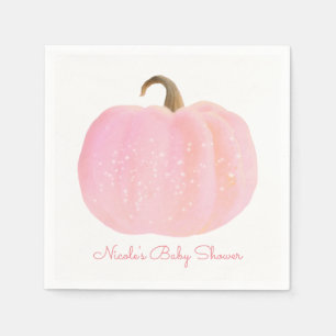 Servilleta De Papel Calabaza rosa otoño otoño otoño otoño Rústica Baby
