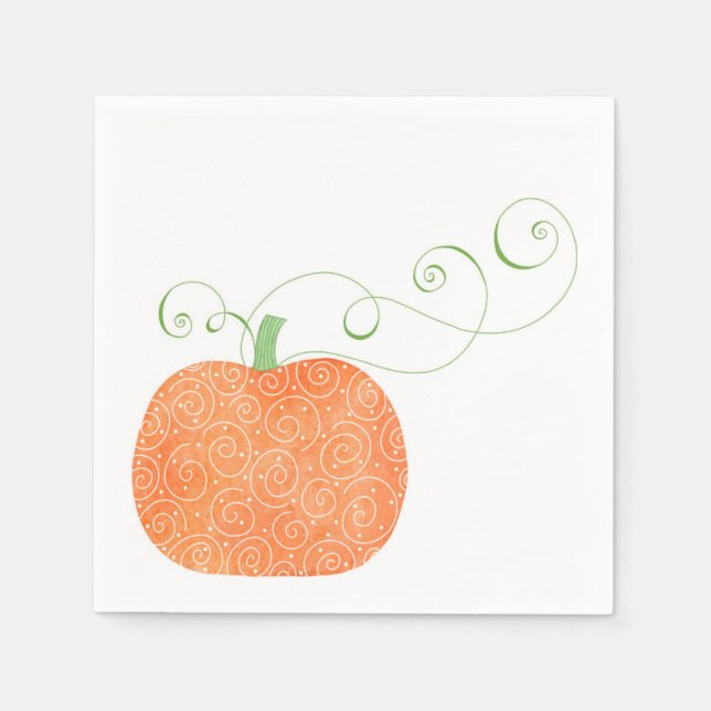 Servilleta De Papel Calabaza - servilletas (Anverso)