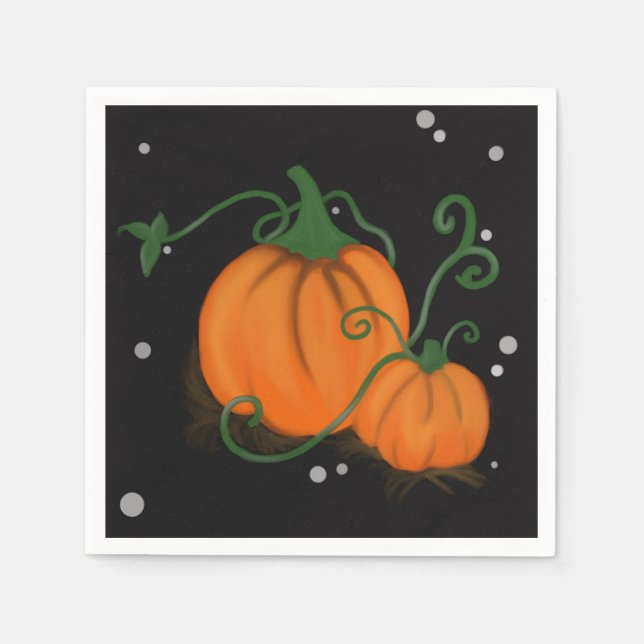 Servilleta De Papel Calabazas (Anverso)