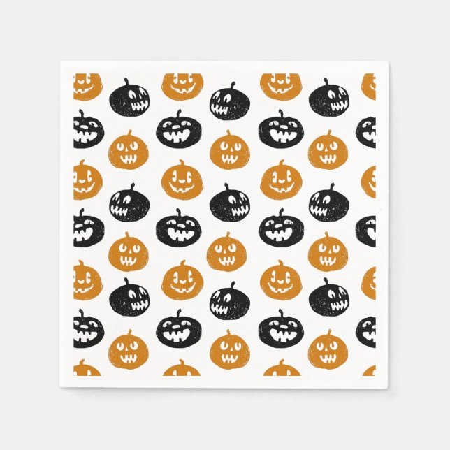 Servilleta De Papel Calabazas (Anverso)