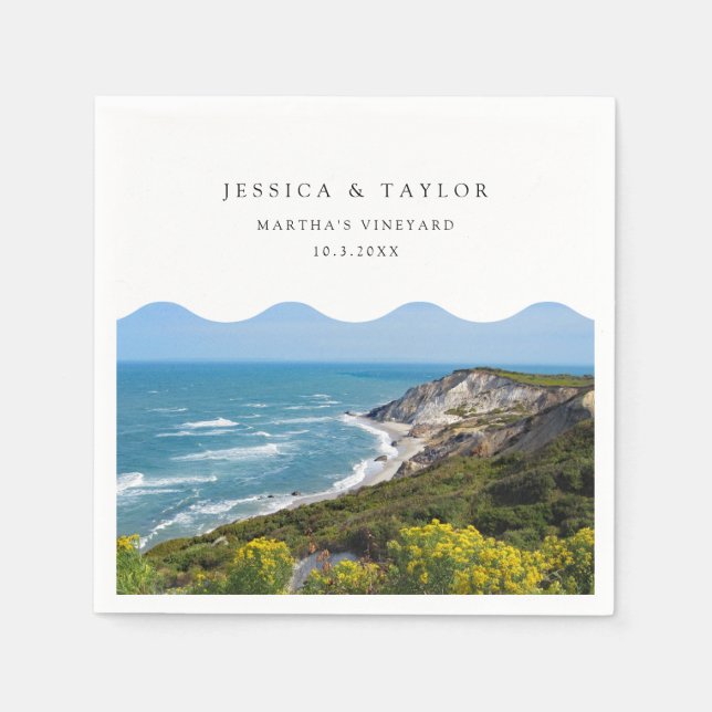 Servilleta De Papel Calabazas de cóctel de Personalizado de Martha's V (Anverso)