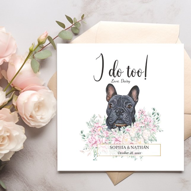 Servilleta De Papel Calabazas de cóctel del Boda de perro de Bulldog f (Subido por el creador)