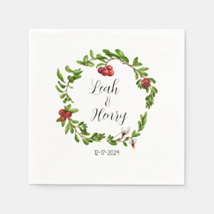 Servilleta De Papel Calabazas de copas de helado de invierno