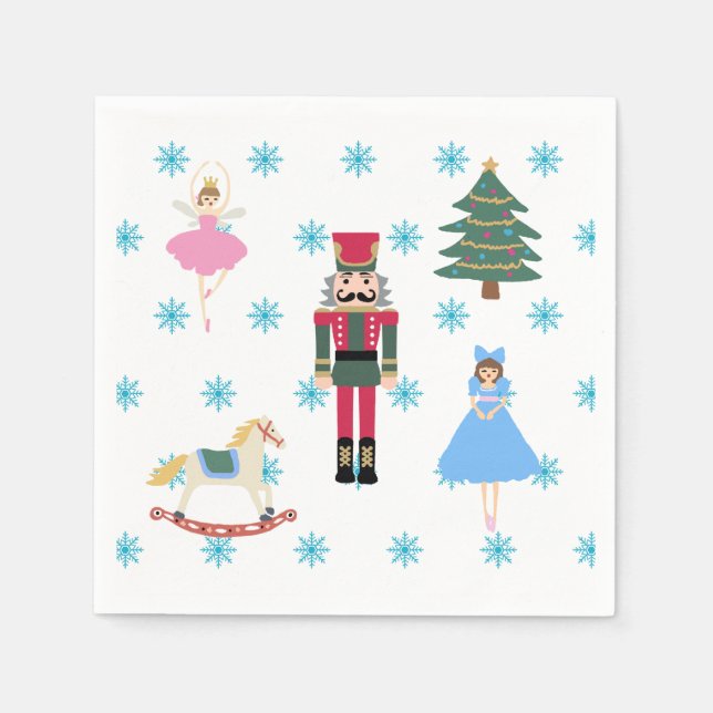 Servilleta De Papel Calabazas de copas de nieve para el Ilustracion de (Anverso)