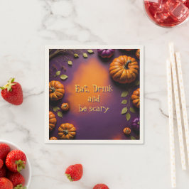 Servilleta De Papel Calabazas de Halloween