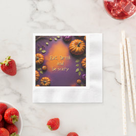 Servilleta De Papel Calabazas de Halloween