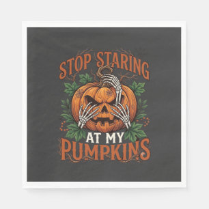 Servilleta De Papel Calabazas De Halloween De Manos De Esqueleto Dejan