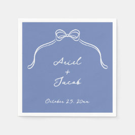 Servilleta De Papel Calabazas de papel Boda Bow, cóctel estándar