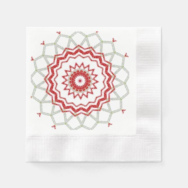 Servilleta De Papel Calabazas de papel, cóctel acuñado (Anverso)