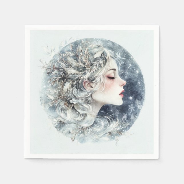 Servilleta De Papel Calabazas de papel, cóctel estándar (Anverso)