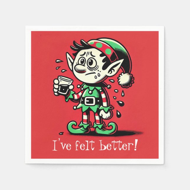 Servilleta De Papel Calabazas de papel, cóctel estándar (Anverso)