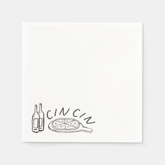 Servilleta De Papel Calabazas de papel, cóctel estándar - Cin Cin