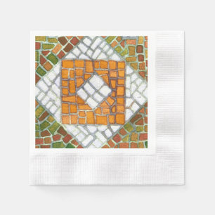 Servilleta De Papel Calabazas de papel de cóctel acuñadas con MOSAIC A