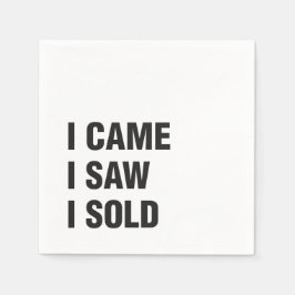 Servilleta De Papel Calabazas de papel de coctel inmobiliario de tipo