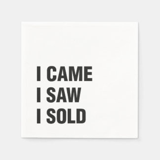 Servilleta De Papel Calabazas de papel de coctel inmobiliario de tipo