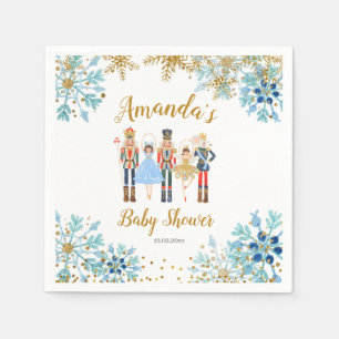 Servilleta De Papel Calabazas de papel de petaca para Snowflake Blue d