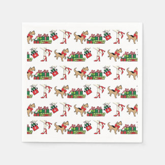 Servilleta De Papel Calabazas de papel de vacaciones para perros, cóct