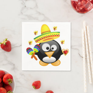 Servilleta De Papel Calabazas de papel el día de San Valentín, corazon