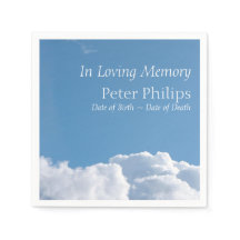 Calabazas de papel funerario del cielo y las nubes