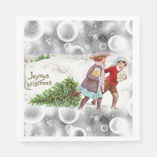 Servilleta De Papel Calabazas de papel para navidades, cosecha