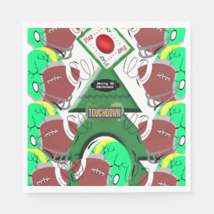 Servilleta De Papel Calabazas de papel para navidades, deportes de fút