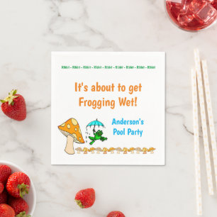 Servilleta De Papel Calabazas de papel, Rana húmeda, Rana húmeda