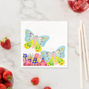 Servilleta De Papel Calabazas de papel, servilletas florales de maripo