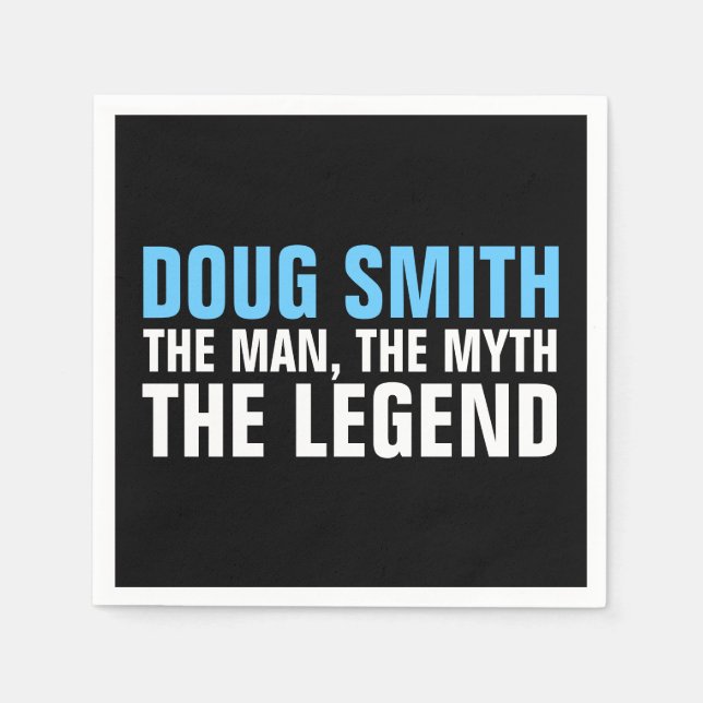 Servilleta De Papel Calabazas del partido de cumpleaños número 30/40/5 (Anverso)