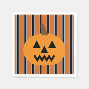 Servilleta De Papel Calabazas divertidas y divertidas de Halloween
