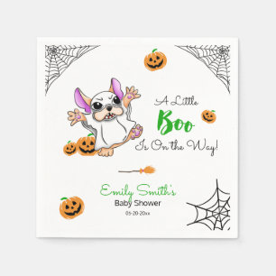 Servilleta De Papel Calabazas fantasma de Halloween Baby Shower