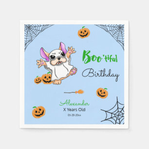 Servilleta De Papel Calabazas fantasmas lindo Halloween Feliz cumpleañ