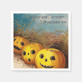 Servilleta De Papel Calabazas vintage Halloween