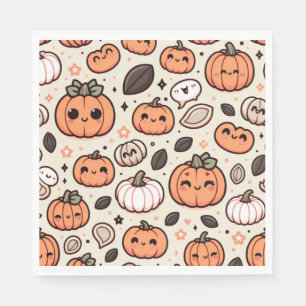 Servilleta De Papel Calabazas y calabazas para la fiesta de Halloween