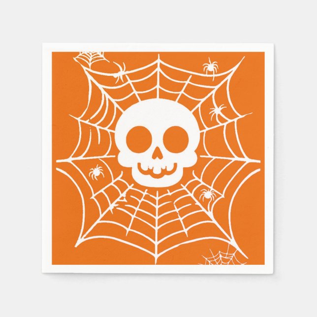 Servilleta De Papel calavera (Anverso)