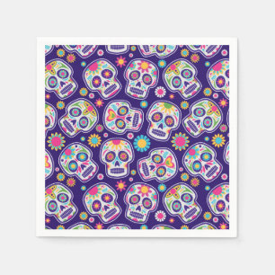 Servilleta De Papel Calavera de Azúcar