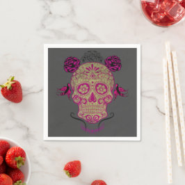 Servilleta De Papel Calavera de Azúcar 1.0