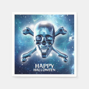Servilleta De Papel Calavera espacial. Personalizada