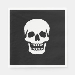 Servilleta De Papel Calavera riendo aterradora