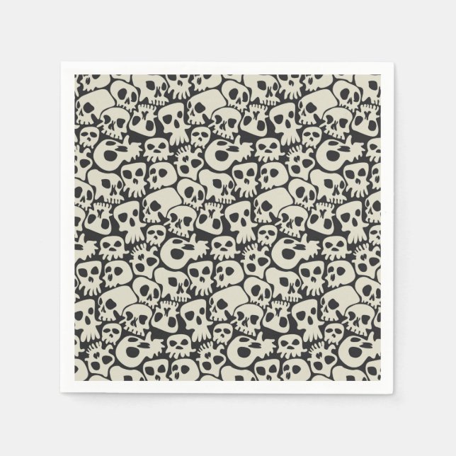 Servilleta De Papel Calaveras (Anverso)