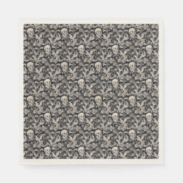 Servilleta De Papel Calaveras y vides