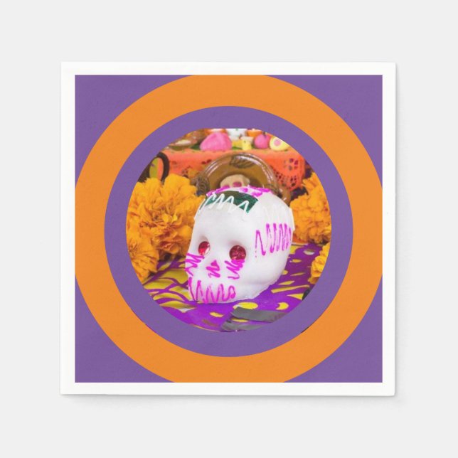 Servilleta De Papel Calaverita (Anverso)