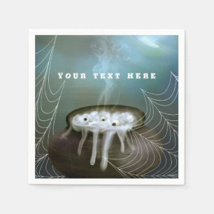 Servilleta De Papel Caldero de Fiesta de Halloween Fantasmagórica de P