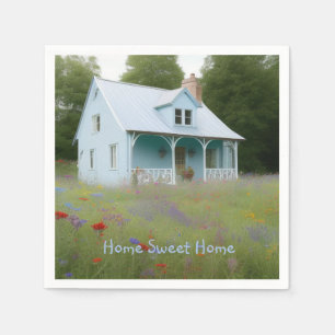 Servilleta De Papel Calentamiento de casas de la Casa Azul